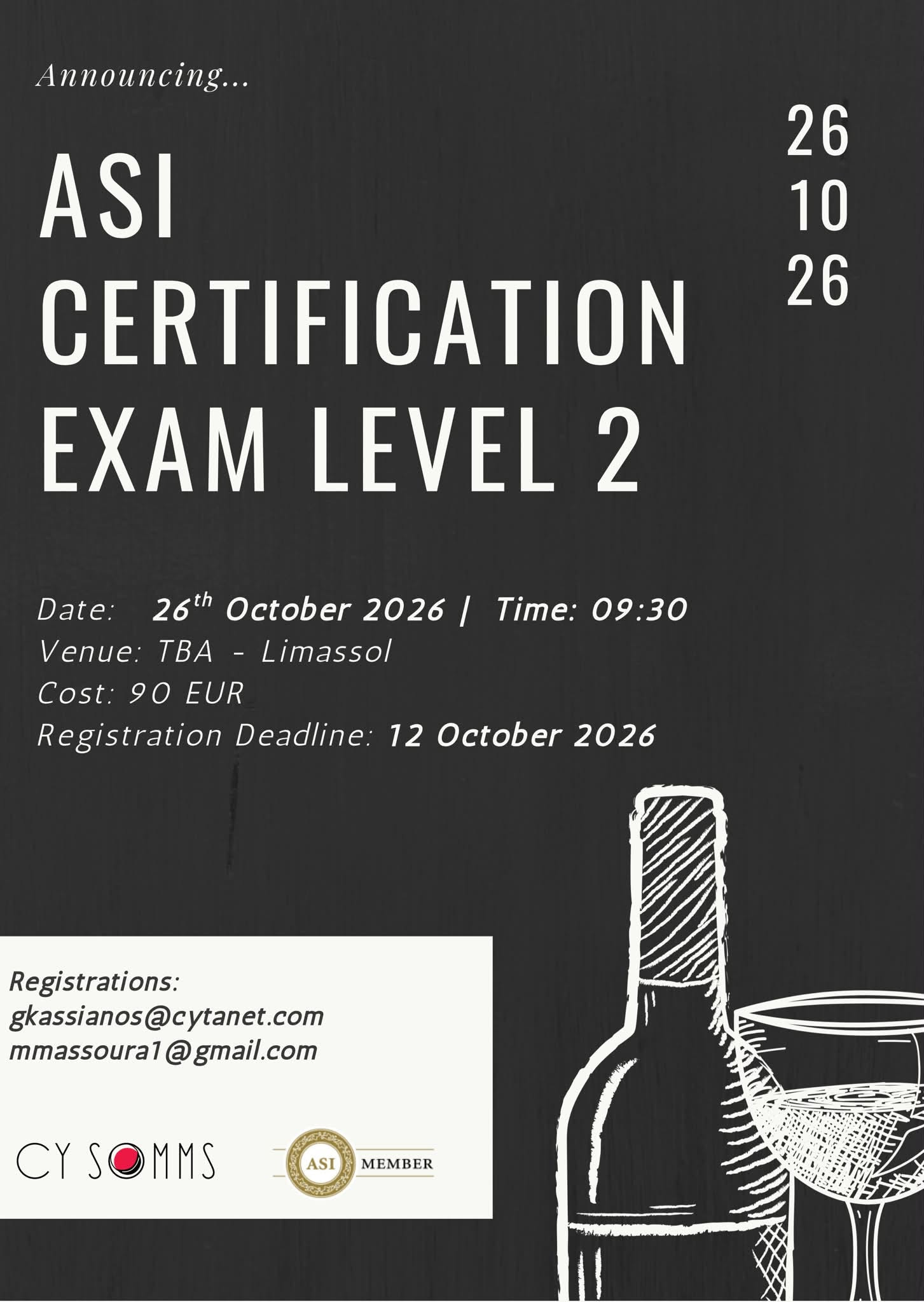 Level 2 ASI Certification Examination date